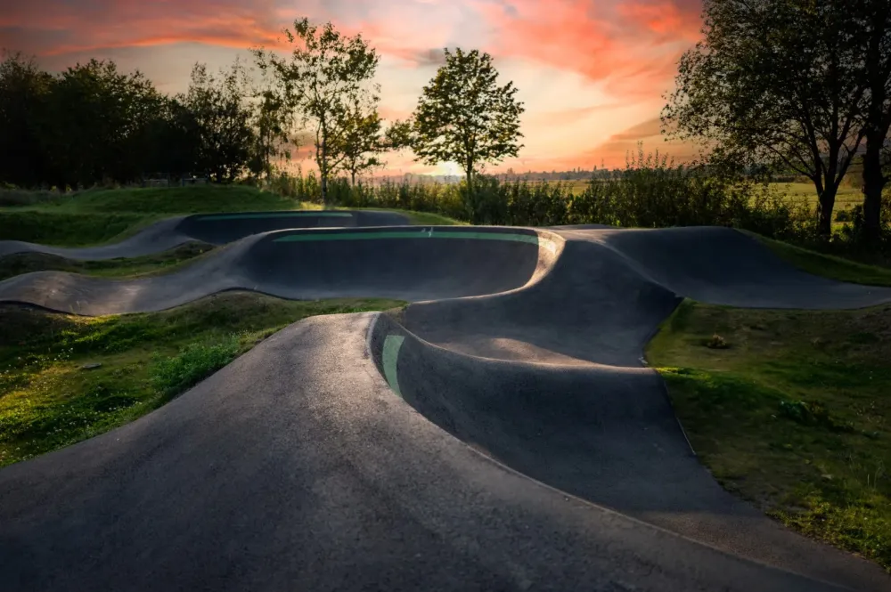 Piste pumptrack à Merville